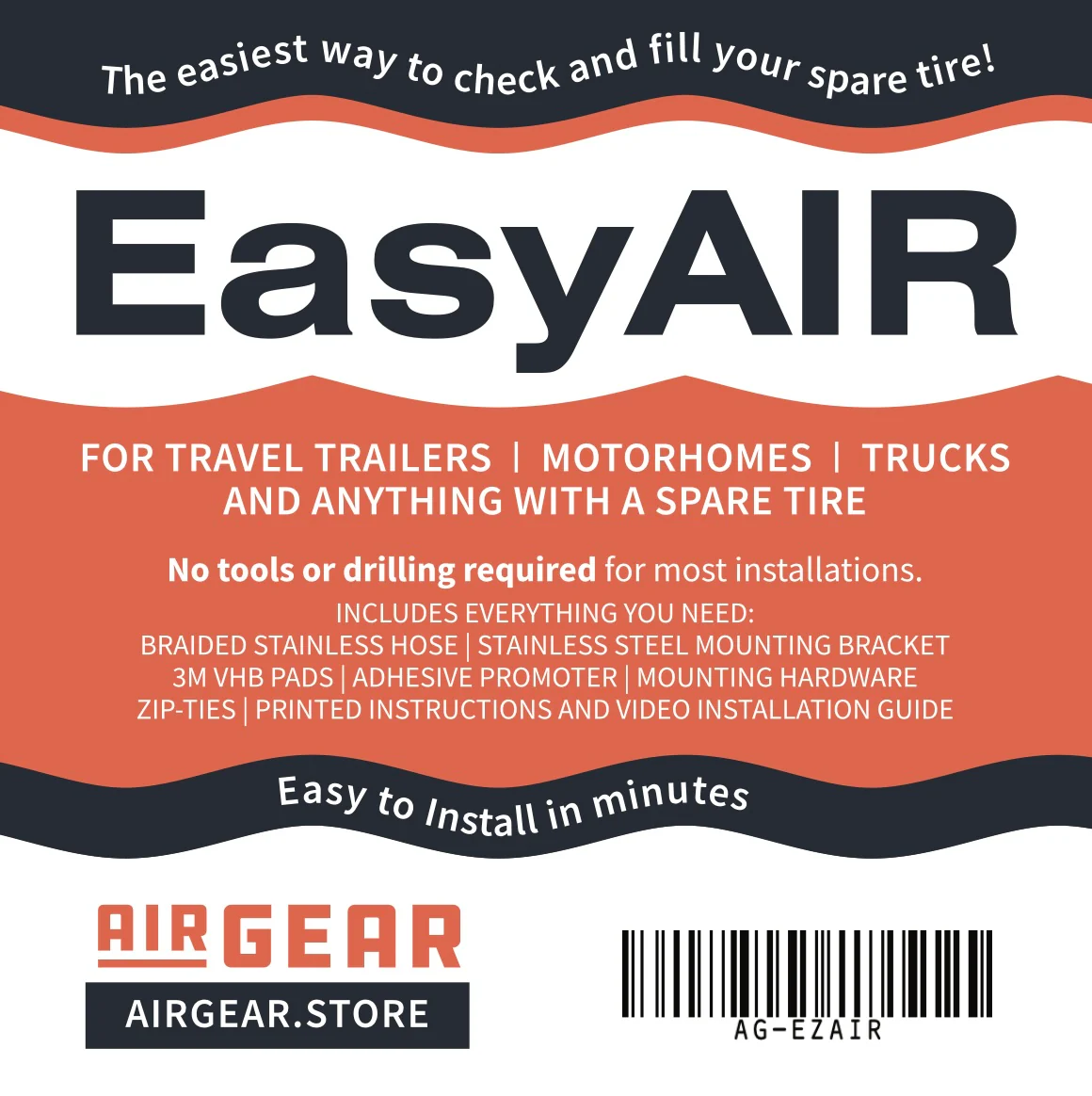 AIR GEAR EasyAIR Spare Tire Inflation System - Image 8