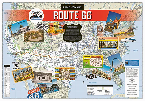 Rand McNally Route 66 Commemorative Map - Image 2