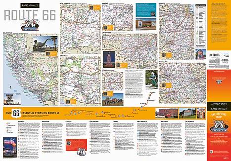 Rand McNally Route 66 Commemorative Map - Image 3